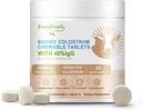 GREENPEOPLE Bovine Colostrum Tablets Chewable, 40% IgG Note 124; Colostrum Supplement for immunforsvar, Gut Health