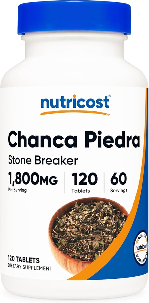 Nutricost Chanca Piedra Extract - Stone Breaker - 120 tabletter, 1800mg Per Servering, 60 Servering Per Flaske