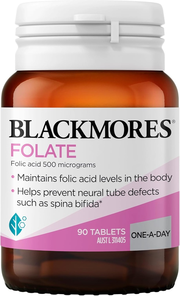 Blackmores Folate 500mcg 90 tabletter Folinsyre