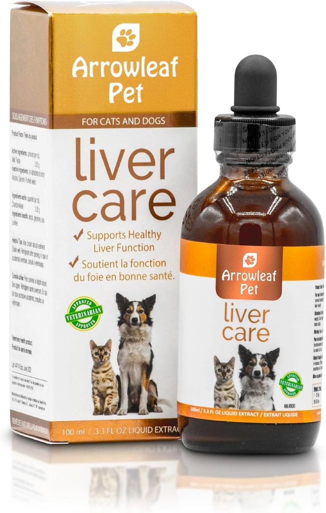Leverpleje af NaturPet Inc for katte og hunde; med mælk tidsel