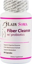 Lady Soma Fiber rengøring for kvinder med probiotika, 60 kapsler
