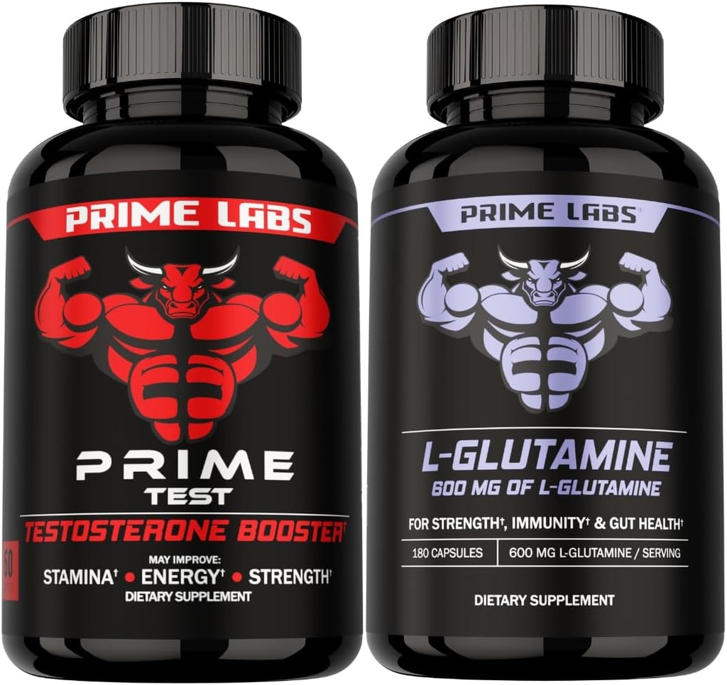 Prime Labs Prime Test + L Glutaminkapsler