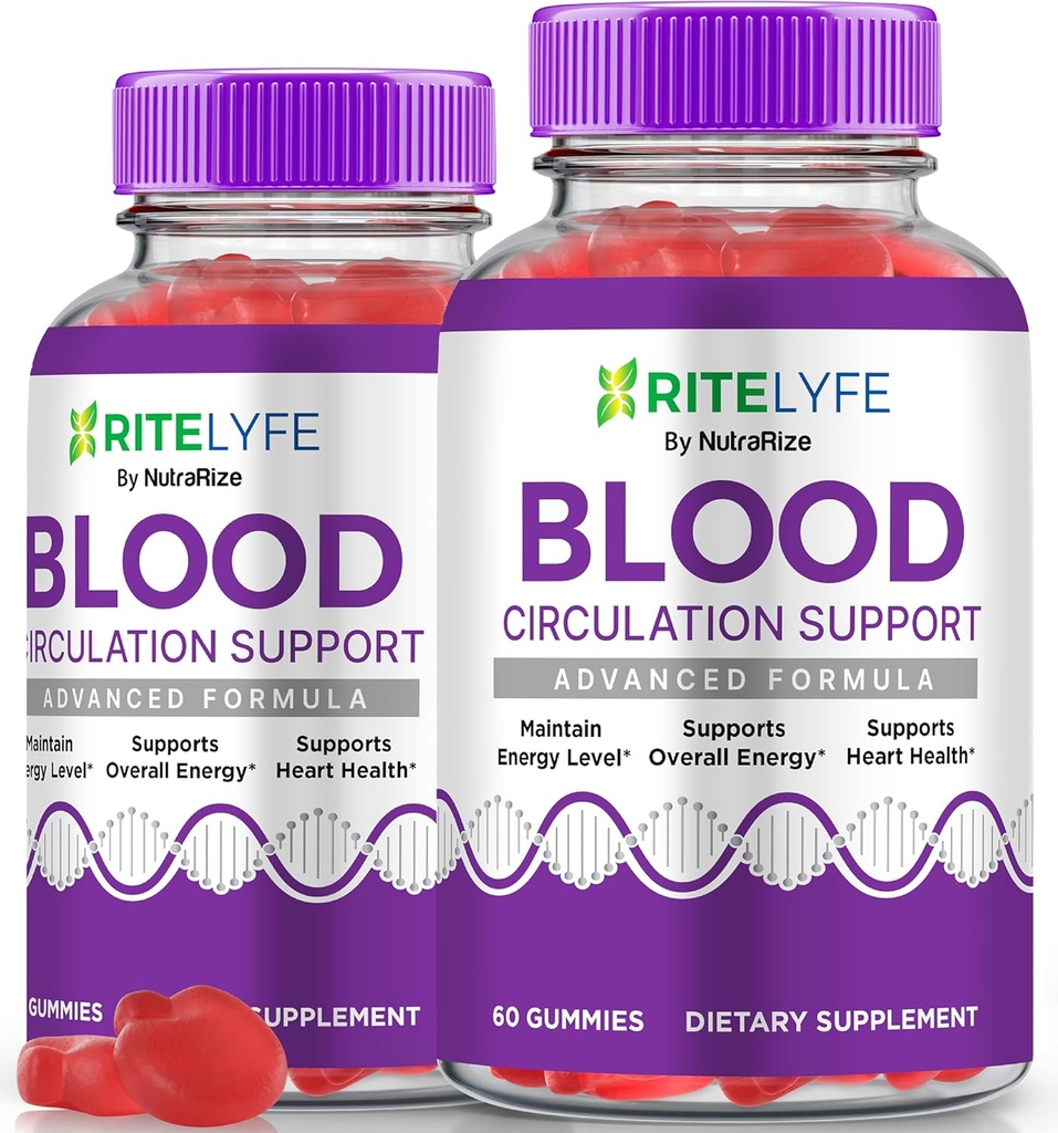 NutraRize (pakke af 2 RiteLyfe Gummies, Alle naturlige stabilizer til at opretholde stabile sunde niveauer og samlede wellness, Premium Formel RiteLyfe Gomitas anmeldelse (120 Gummies)