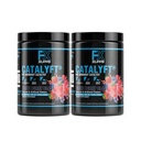 FXSUPPS Catalyft Pre- Workout Powder Drikke til mænd og kvinder Blitz Berry Blast Mix med Creatin, Koffein & Beta- Alanine Budd124; Bedste til energipumpe, MuskelGain & Focus, 40 Serveringer (2-Pack)