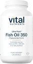 Vital Nutrients Ultra Pure ® Fish Oil 350 - 124; Understøtter hjerte, hjerne, og immunforsvar * 124; Vedvarende souffed EPA & DHA Omega-3 Fedtsyre- 124; Lemon Flavor - 124; Gluten, Dairy, Soy Free - 124; 200 Softgels