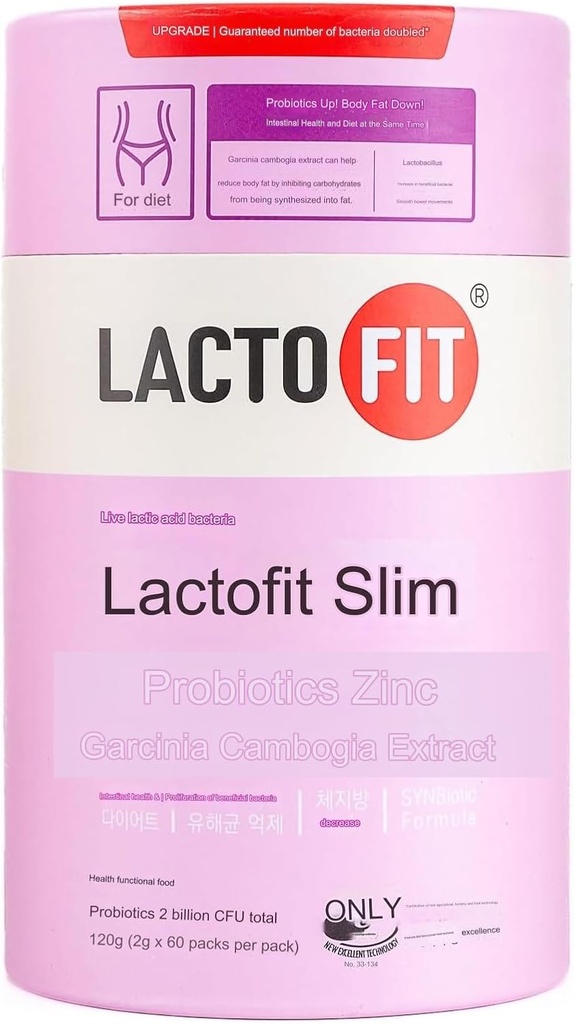 Lacto-Fit Slim 1 Pack (2g x 60 Powder Sticks), Chong-Kun-Dang CKD Lactofit