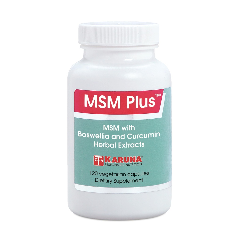 Karuna MSM Plus 12.; 120 Vegetariske Kapsler