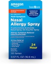 Basic Care 24 Hour Allergy Nasal Spray, Triamcinolone Acetonid 55 mcg per spray, Allergi Medicine, Non- Drowsy, 0,57 fl oz (pakning med 1)