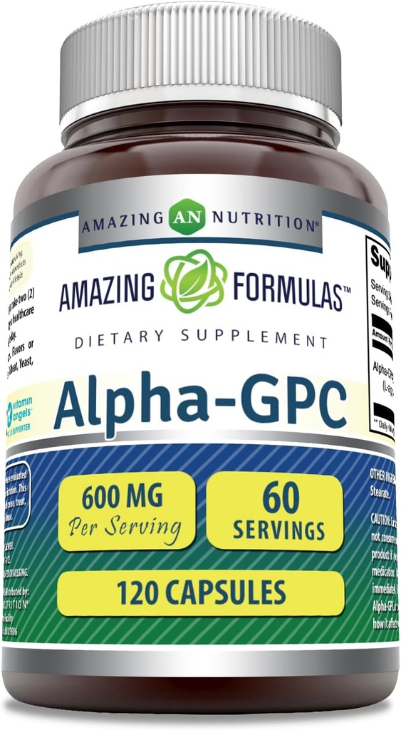 Amazing Formulas Alpha GPC Supplement Note 124; 600 Mg Per Serving
