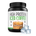 Høj proteinkaffe, Keto Friendly, 18g af protein, 2g kulhydrater, naturlige ingredienser (18 Servere, Chokolade Iced Coffee)