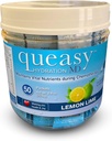 Tre Lollies Queasy Hydration MD Pakker - Hydrering og fordøjelsesstøtte under behandlingen - Rehydreringer, Eases Kvalme & Erstatninger Næringsstoffer - Natural & Non- Drowsy - 50 Pakker