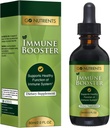 Go Nutrients Immunbooster - Flydende urtestøtte med Echinacea, Goldenseal & Usnea - 7 i 1 Enhancing Defense for voksne & Kids against 124; 2 oz Tincture (48 Servering) for Natural Defense & Wellness
