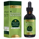 Go Nutrients Immunbooster - Flydende urtestøtte med Echinacea, Goldenseal & Usnea - 7 i 1 Enhancing Defense for voksne & Kids against 124; 2 oz Tincture (48 Servering) for Natural Defense & Wellness