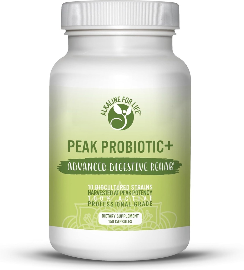 Peak Probiotic + 7,5 Billion Peak Høstede Probiotika 10 Aktive Strops til Gut Health Acidophilus Probiotika til fordøjelsesmæssige Sundhed probiotika til kvinder, probiotika til mænd