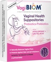 VagiBiom Probioitc Suppositive Praktisk Rejse Pack med 2 Suppositorier: Microbiome Flora Balance. Odor Control Regimen; Balance og Nourishes Sund Flora