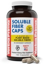Yerba Prima Opløselige Fiber Formula Kapsler, 180 Greve - Premium Dietary Fiber Supplement, Natural, Koncentreret Opløselige Fiber, Gluten Free, Non- GMO, Lavet i USA