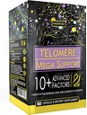 Aktivitet Telomer Mega Support med 10 + Faktorer, Non- GMO, Telomerase og DNA supplement til energi, hukommelse og anti-aging, Made in USA, 60 Greve