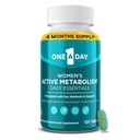 En dag kvinders aktive Metabolisme Daglig Essentiel, Multivitamin for kvinder, Metabolisme Support, Vitaminer for kvinder med alle 8 B-Vitaminer, D-vitamin, Magnesium & mere, 120 Tæl