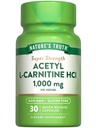 Nature 's Truth Acetyl L- Carnitin 1000mg Supplement