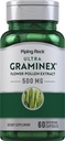 Piping Rock Graminex Flower Pollen Extract | 500mg | 60 Capsules | Supplement for Men and Women | Non-GMO, Gluten Free