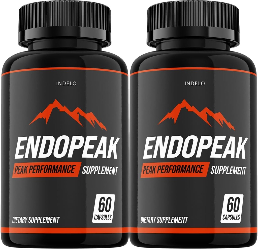 (2 Pack) Endopeak for mænd, Endo Peak Advanced Performance Supplements, EndoPeak Performance 24, EndoPeek Anmeldelser (120 kapsler)