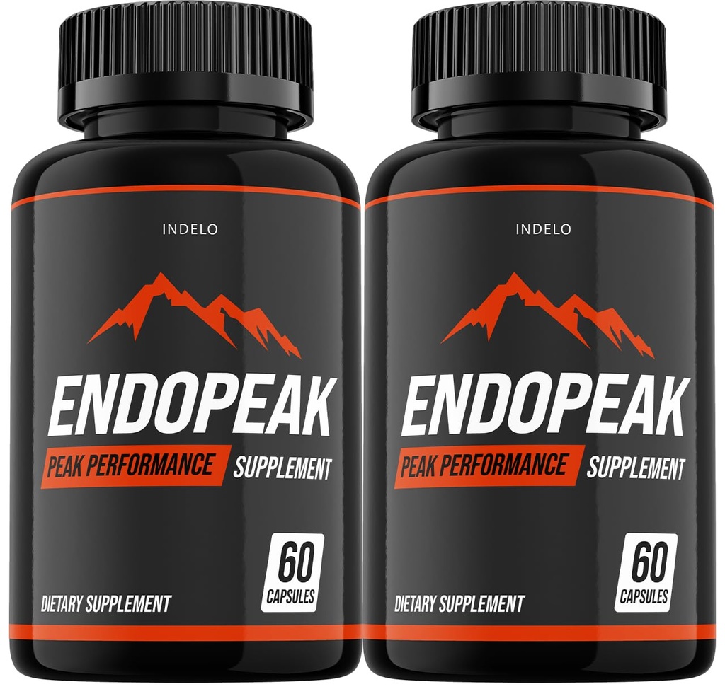 (2 Pack) Endopeak for mænd, Endo Peak Advanced Performance Supplements, EndoPeak Performance 24, EndoPeek Anmeldelser (120 kapsler)