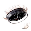 Lashify Curl 12mm Gossamer Eyelash Extensions Refill, Ingefær farve, gør du Falsk Lasher for et naturligt look