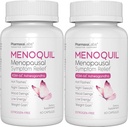 Menopausale styrke Symptomer Relief hjælper til at bekæmpe menopause, Hot Flashs, Night Sweats og Mood Swings til at fremme rolig søvn og energi boost - 60 kapsler (pakke med 2)