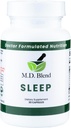 Søvn - Naturligt supplement med L- Theanine, Ashwagandha, Magnesium, Valerian Root, Melatonin - Ikke-Habit Formulering Formel til dyb søvn og foryngende hvile - 90 kapsler