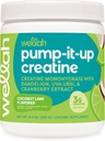 Wellah Creatin for Women (50 Servere, kokos kalk) - Creatin monohydrat med Mælkebøtte & Cranberry Extract