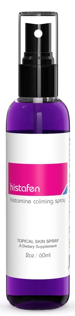 Histafen Antihistamin Extra Strength Itch Relief Spray - Antititch Spray til mennesker hud healing Spray til voksne & børn med lav diamin oxidase Dao Enzyme Mast Cell Aktiverende syndrom Eksem Hives
