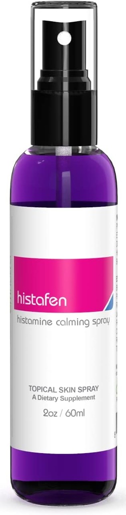 Histafen Antihistamine Extra Strength Itch Relief Spray - Anti Itch Spray For People Skin Healing Spray for Adults & Kids with Low Diamine Oxidase Dao Enzyme Mast Cell Activating Syndrome Eczema Hives