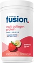 Bariatric Fusion Strawberry Banana Multi Collagen Protein Powder Б124; Plus Joint Support Complex af MSM og Glucosamin Б124; Dairy, Gluten & Soy Free