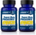 SUPER BETA PROSTATE Advanced - Fremme søvn, Support Brege Tømning. Prostata Support for Mænd Sundhed med Beta sitosterol, ikke Saw Palmetto. (120 kapsler, 2 - Pack)