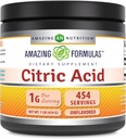 Amazing Formulas Citronsyre Pulver Supplement • 124; 1 Gram • 124; Unflavored • 124; Non- GMO • 124; Gluten- Free • 124; Made in USA (1 Pack, 1 LB)