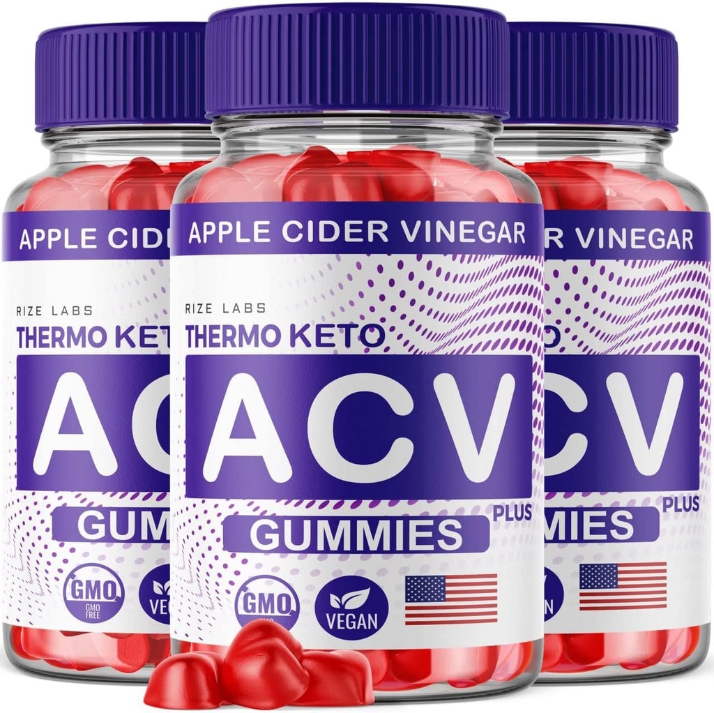 rize labs - Thermo Keto ACV Gummies for Advanced Weight Loss with Apple Cider Vinegar, Supplement Helps in Reducing Belly Fat, for Extra Strength (180 Gummies)
