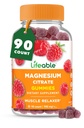 Lifeable Magnesium Gummies for admirals against 124; 900mg Magnesium Citrate Gummies