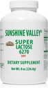 Sunshine Valley® Super Lactose Dry Powder (FREE FLOW POUR) - Natural Sweetener & Baking Enhancer, Powdered Sugar for Cooking & Food Mixtures, Food Stabilizer & Filler - 8 oz