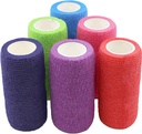 Nogensinde klar førstehjælp Self vedhæftede kohesive Bandage 4 "x 5 Yards - 18 Greve, Rainbow farver