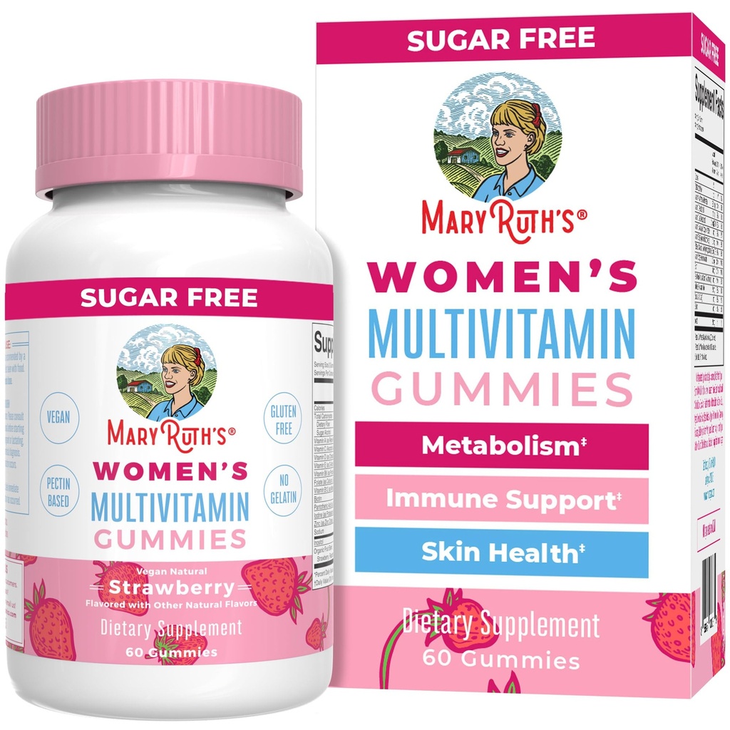 MaryRuth Organics kvinders immunforsvar Multivitamin Gummies against 124; alder 14 + 1 124; Skin Health