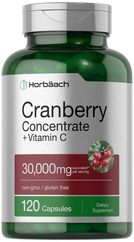 Horbäach Cranberry Concentrate Extract Pills + C-vitamin