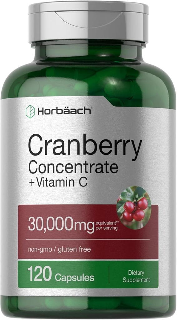 Horbäach Cranberry Concentrate Extract Pills + C-vitamin