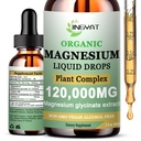 Cortisol Supplement Flydende Magnesium Glycinat w / vitamin D3 & B6- High Absorption Chelated Magnesium Supplement for søvn, muskel, hjerte Health- 6X Potens Than Magnesium gummies Powder