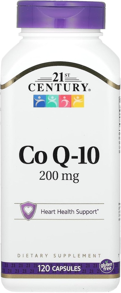 21. Century Co Q10 200 mg kapsler, 120 greve (27435)