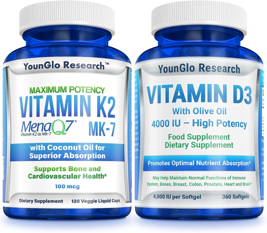D3- vitamin 4000 IE & vitamin K2 MK7 100 mcg Kosttilskud