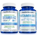 Vitamin D3 4000 IU & Vitamin K2 MK7 100 mcg Supplements