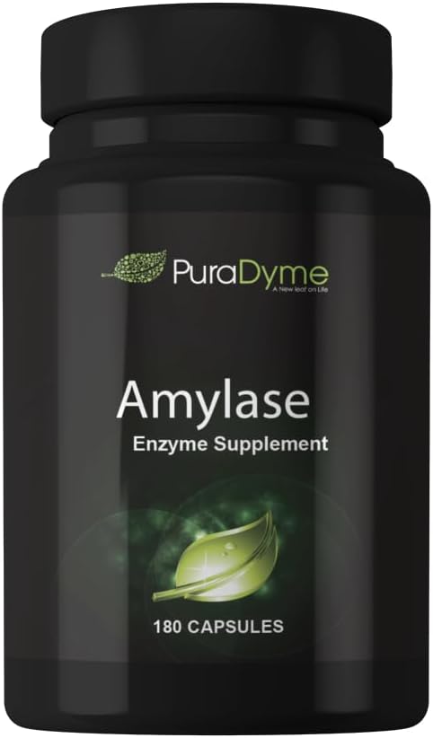 PuraDyme Amylase, 180 kapsler