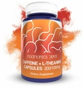 Nootropics Depot Koffein og L- Theanin Kapsler Coffein 124; 60 Greve Coffein 124; Indeholder 200mg Koffein og 100mg L- Theanine Coffein 124; Natural Supplement Coffein 124; Energy Booster Coffein 124; Mental Focus + Alerness Coffein 124; Coffee Alternative