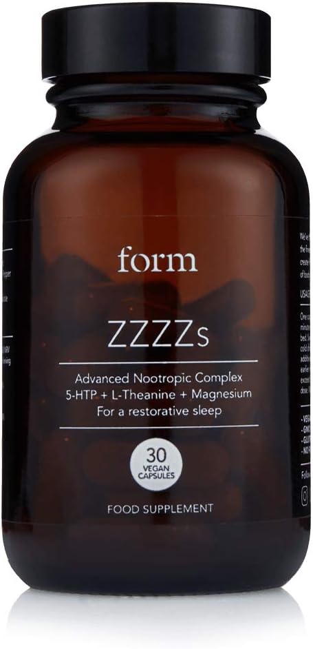 Formular ZZZZs - Natural Nootrop for dvaletilstand: 124; 5- HTP: 124; Magnesium: 124; Zink- 124; Calming Aminosyrer: 124; for en naturlig Regenerativ dvaletilstand: