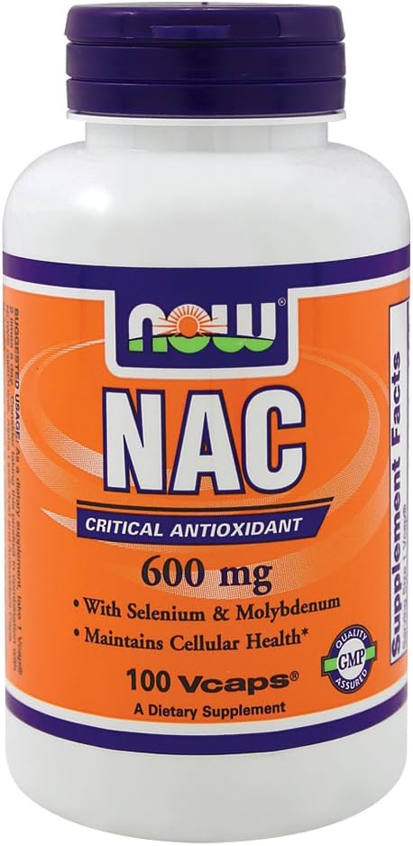 Nu Foods NAC 600 mg - 100 Vcaps 8 pakning